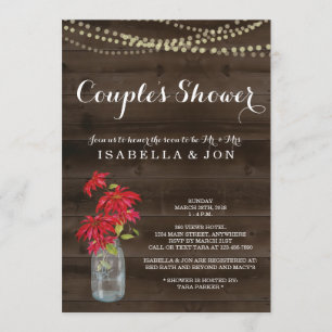 Invitation de douche pour les couples - Mariée, Ma