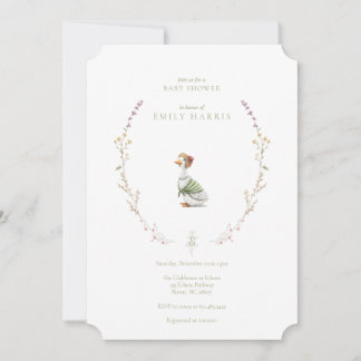 Invitation de douche - storybook rose