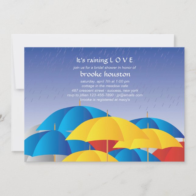 Invitation de douches (Devant)