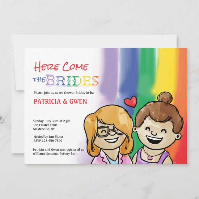 Invitation de douches lesbiennes de deux joyeuses  (Devant)