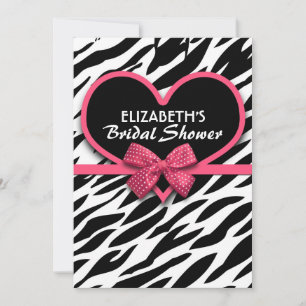 invitation de douches pour les fiancées du coeur r