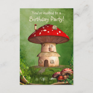 Invitation de Dwarf Land Kids 3.5x5