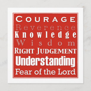 Invitation de faire-part de confirmation