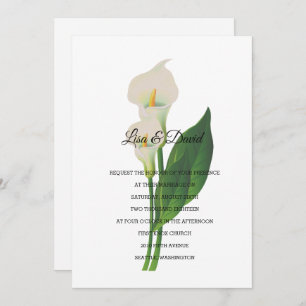 Invitation de faire-part de mariage-Cala Lily