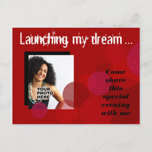 Invitation de Faire-part d'entreprise du bonheur (