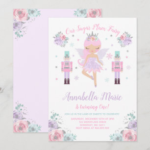 Invitation de fée de prune de sucre Invitation de