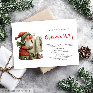 Invitation de fête à l'aquarelle tendance humour P