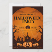 Invitation de fête costumée en famille | Carte amu