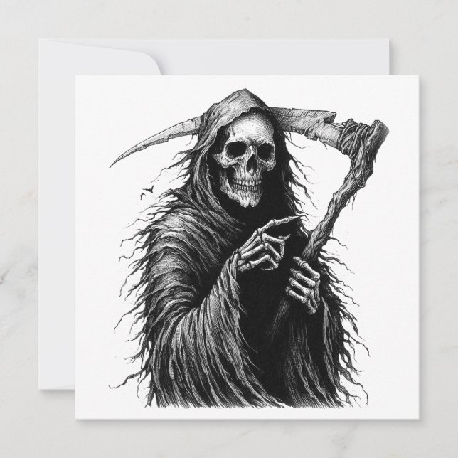 Invitation de fête costumée Halloween à l'effigie  (Devant)
