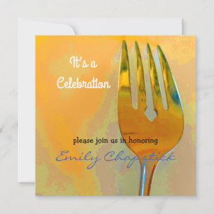 Invitation de fête culinaire moderne