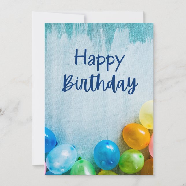 Invitation de fête d'anniversaire (Devant)