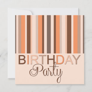 Invitation de fête d'anniversaire