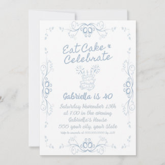 Invitation de fête d'anniversaire