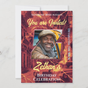 Invitation de fête d'anniversaire