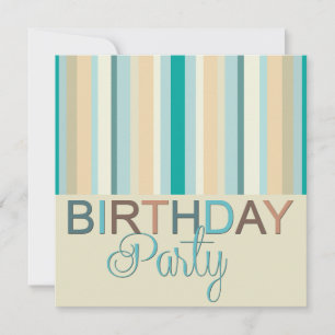 Invitation de fête d'anniversaire