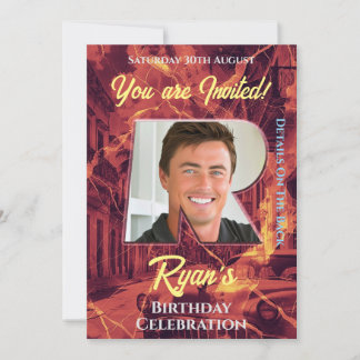 Invitation de fête d'anniversaire