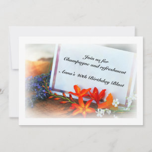 Invitation de fête d'anniversaire