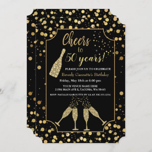 Invitation de fête d'anniversaire à la mode