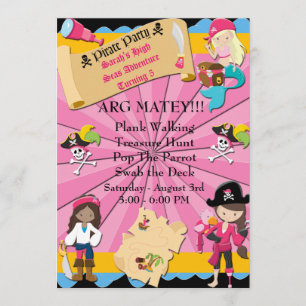 Invitation de fête d'anniversaire d'aventure de