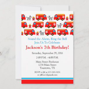 Invitation de fête d'anniversaire de