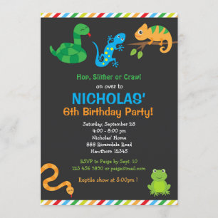 Invitation de fête d'anniversaire de