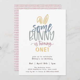 Invitation De Fête D'Anniversaire De Bunny