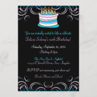 Invitation de fête d'anniversaire de fierté de