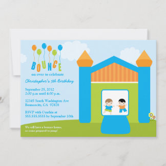 Invitation de fête d'anniversaire de garçons de