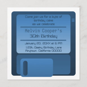Invitations Faire Part Cartes Anniversaire Geek Zazzle Fr