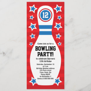 Invitations Faire Part Bowling Zazzle Fr