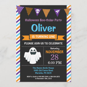 Invitation de fête d'anniversaire de Halloween