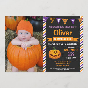 Invitation de fête d'anniversaire de Halloween