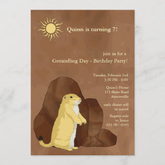 Invitation de fête d'anniversaire de jour de