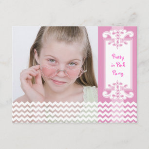 Invitation de fête d'anniversaire de la fille