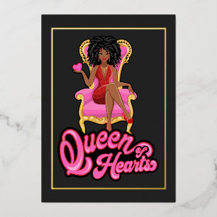 Invitation de fête d'anniversaire de la fille rose