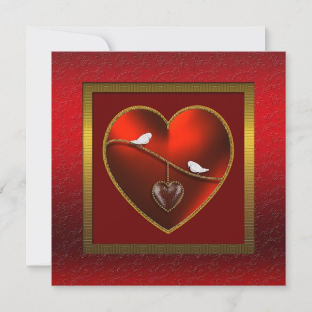 Invitation de fête d'anniversaire de mariage pour  (Devant)