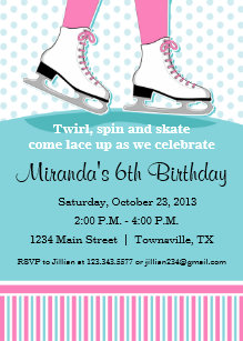 Invitations De Patinage De Glace Anniversaires Zazzle Fr Invitations De Patinage De Glace Anniversaires Zazzle Fr
