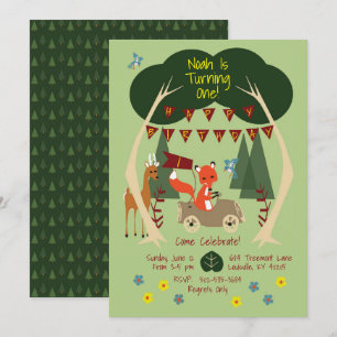 Invitation de fête d'anniversaire de régions