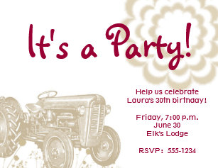 Invitations Faire Part Tracteur Zazzle Fr Invitations Faire Part Tracteur Zazzle Fr