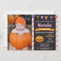 Invitation de fête d'anniversaire d'Halloween