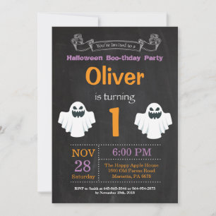Invitation de fête d'anniversaire d'Halloween