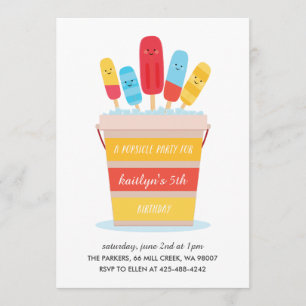 Invitation de fête d'anniversaire d'un enfant de