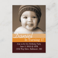 Invitation de fête d'anniversaire| Jour B I|dbror