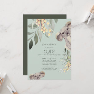 Invitation de fête d'anniversaire mignonne d'ours
