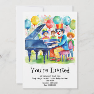Invitation de fête d'anniversaire personnalisée po