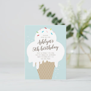 Invitation de fête d'anniversaire pour enfants ave