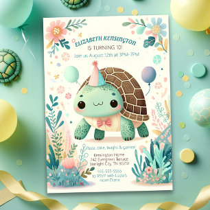 Invitation de fête d'anniversaire pour enfants joy