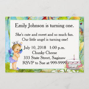 Invitation de fête d'anniversaire Vintage Princess