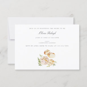 Invitation de fête de bachelorette aquarelle en To