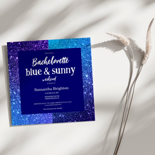 Invitation de fête de Bachelorette de week-end à p (Créateur téléchargé)